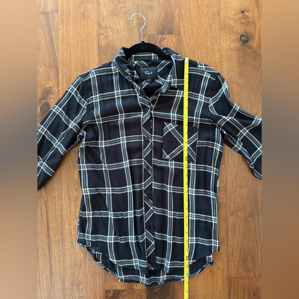 Rails Hunter Plaid Flannel Button Shirt - Picture 7 of 8